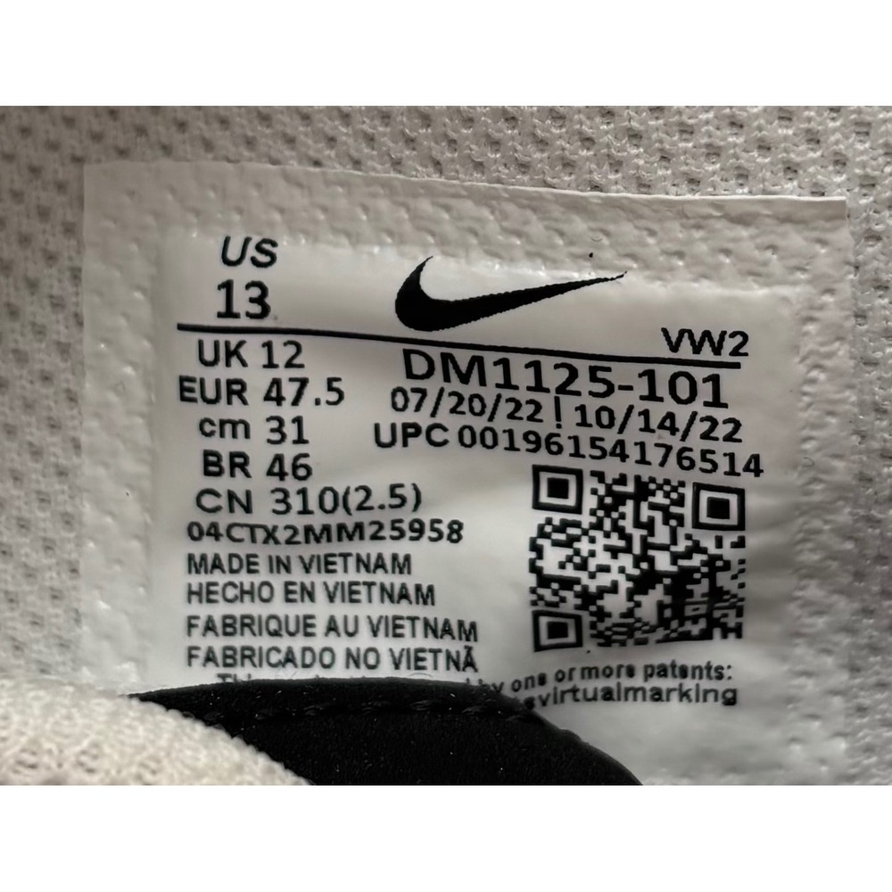 Nike Kyrie Flytrap 6 Mens13 White Black Basketball Shoes *New/No Box* - Picture 8 of 8